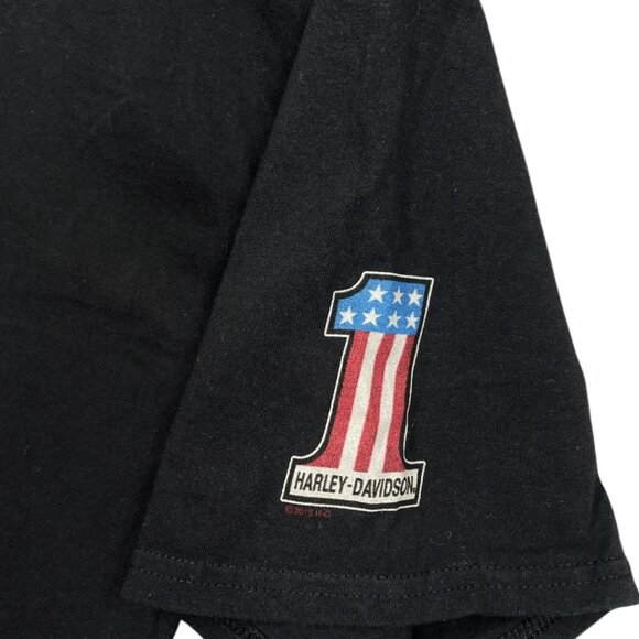 Harley Davidson Marine Corps Double Sided Biker Motorcycle Tee T-Shirt Men's XL - Picture 7 of 12